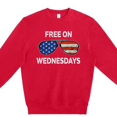 Free On Wednesdays Premium Crewneck Sweatshirt