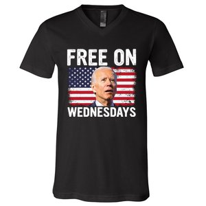 Free On Wednesdays V-Neck T-Shirt