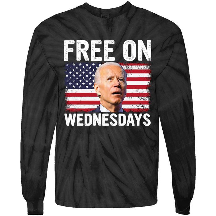 Free On Wednesdays Tie-Dye Long Sleeve Shirt