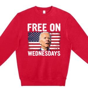 Free On Wednesdays Premium Crewneck Sweatshirt