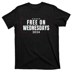 Free On Wednesdays 2024 Election Funny Trump Biden T-Shirt