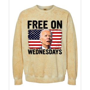 Free On Wednesdays Colorblast Crewneck Sweatshirt