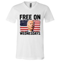 Free On Wednesdays V-Neck T-Shirt