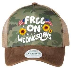 Free On Wednesdays Independence Day Legacy Tie Dye Trucker Hat