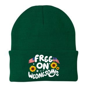 Free On Wednesdays Independence Day Knit Cap Winter Beanie