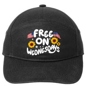 Free On Wednesdays Independence Day 7-Panel Snapback Hat