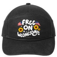 Free On Wednesdays Independence Day 7-Panel Snapback Hat