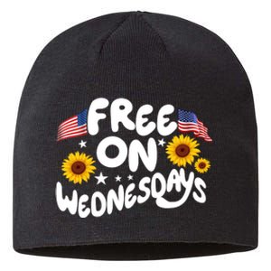 Free On Wednesdays Independence Day Sustainable Beanie