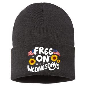 Free On Wednesdays Independence Day Sustainable Knit Beanie