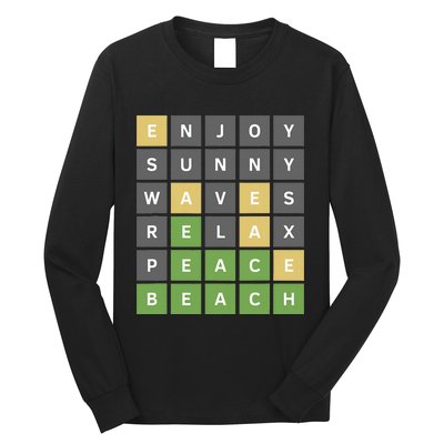 Funny Online Word Game Long Sleeve Shirt