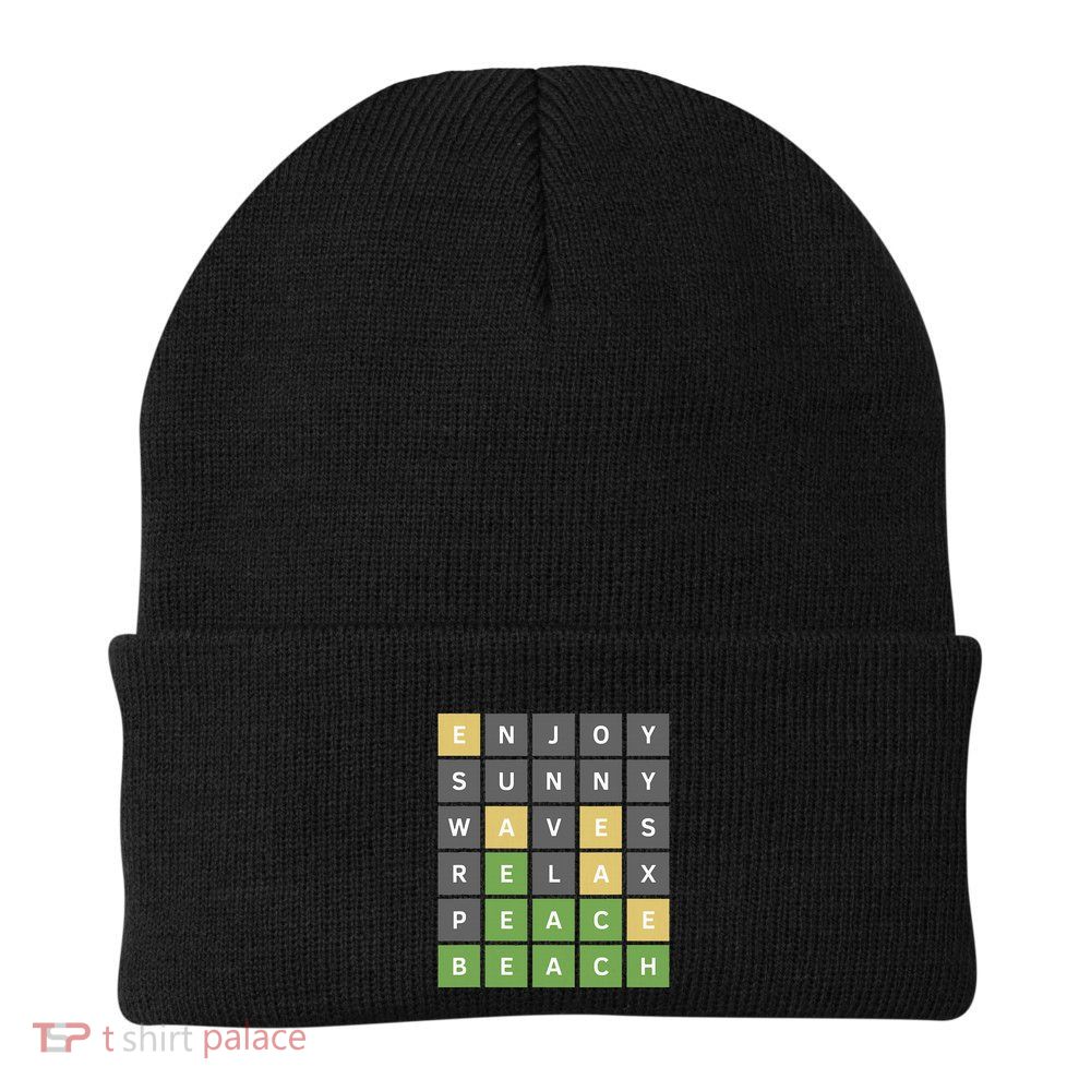 Funny Online Word Game Knit Cap Winter Beanie