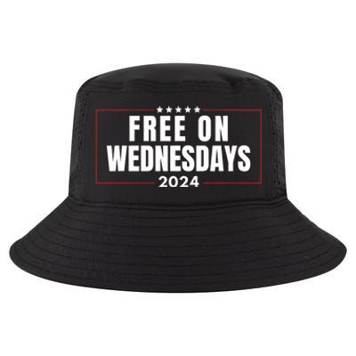 Free On Wednesdays 2024 Election Funny Trump Biden Saying Cool Comfort Performance Bucket Hat