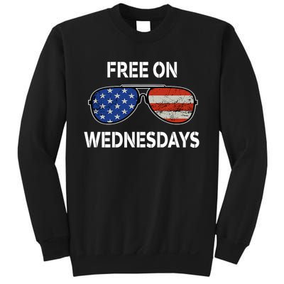 Free On Wednesdays America Flag Sweatshirt