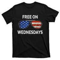 Free On Wednesdays America Flag T-Shirt