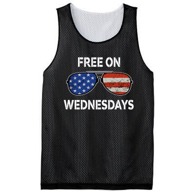 Free On Wednesdays America Flag Mesh Reversible Basketball Jersey Tank