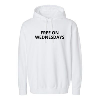 Free On Wednesdays Garment-Dyed Fleece Hoodie