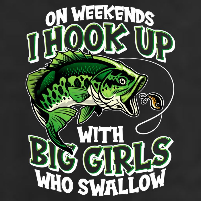 Fishing On Weekends I Hook With Big Girls Who Swallow Cool Comfort Performance Bucket Hat