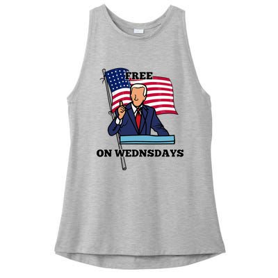 Free On Wednesdays Ladies PosiCharge Tri-Blend Wicking Tank