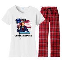 Free On Wednesdays Women's Flannel Pajama Set