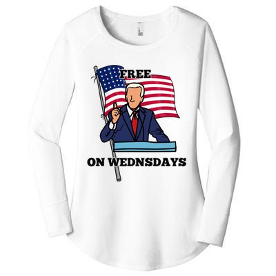 Free On Wednesdays Women's Perfect Tri Tunic Long Sleeve Shirt