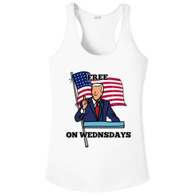 Free On Wednesdays Ladies PosiCharge Competitor Racerback Tank