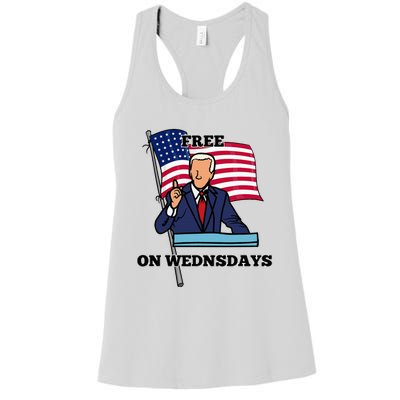 Free On Wednesdays Women's Racerback Tank