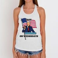 Free On Wednesdays Women's Knotted Racerback Tank