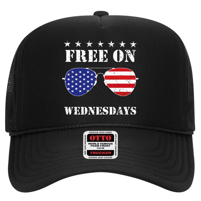 Free On Wednesdays High Crown Mesh Back Trucker Hat