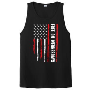 Free On Wednesdays 2024 Election Funny Trump Biden PosiCharge Competitor Tank