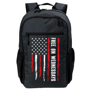 Free On Wednesdays 2024 Election Funny Trump Biden Daily Commute Backpack