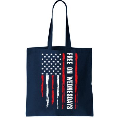 Free On Wednesdays 2024 Election Funny Trump Biden Tote Bag