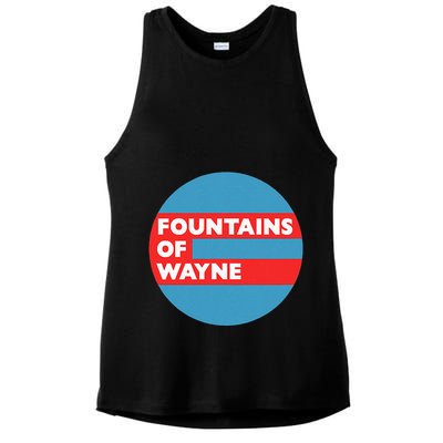 Fountains Of Wayne Band Ladies PosiCharge Tri-Blend Wicking Tank