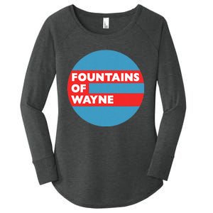 Fountains Of Wayne Band Women's Perfect Tri Tunic Long Sleeve Shirt