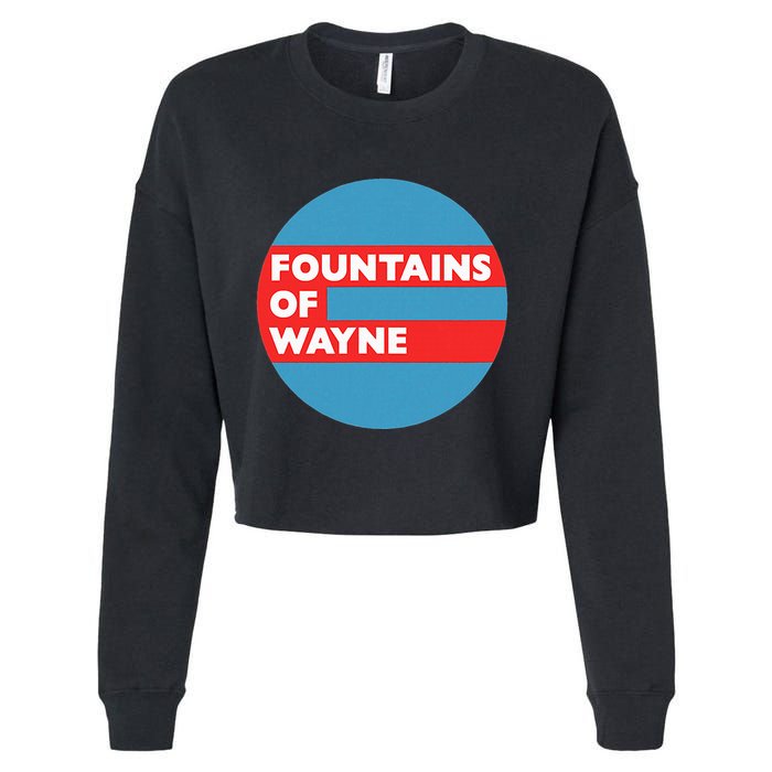 Fountains Of Wayne Band Cropped Pullover Crew
