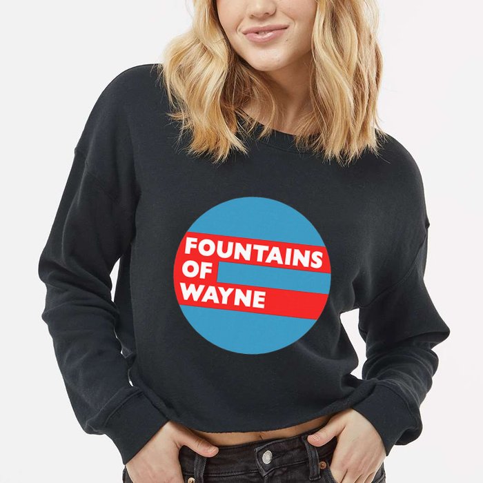 Fountains Of Wayne Band Cropped Pullover Crew