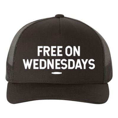 Free On Wednesdays Funny Biden Saying Yupoong Adult 5-Panel Trucker Hat