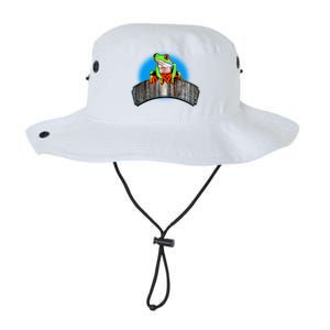 Frog On Wood Panel Legacy Cool Fit Booney Bucket Hat