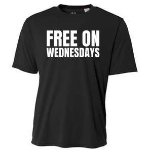 Free On Wednesdays Funny Trending Cooling Performance Crew T-Shirt