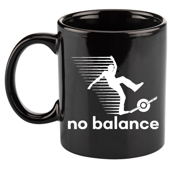 Funny One Wheel No Balance 11oz C Handle Ceramic Mug