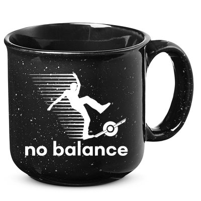 Funny One Wheel No Balance 15oz Campfire Ceramic Mug