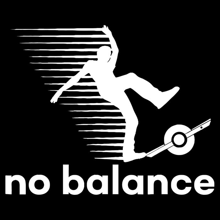 Funny One Wheel No Balance Cooling Performance Long Sleeve Crew
