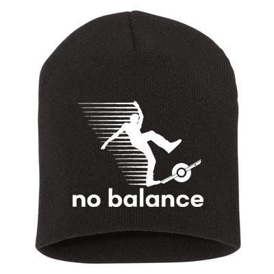 Funny One Wheel No Balance Short Acrylic Beanie