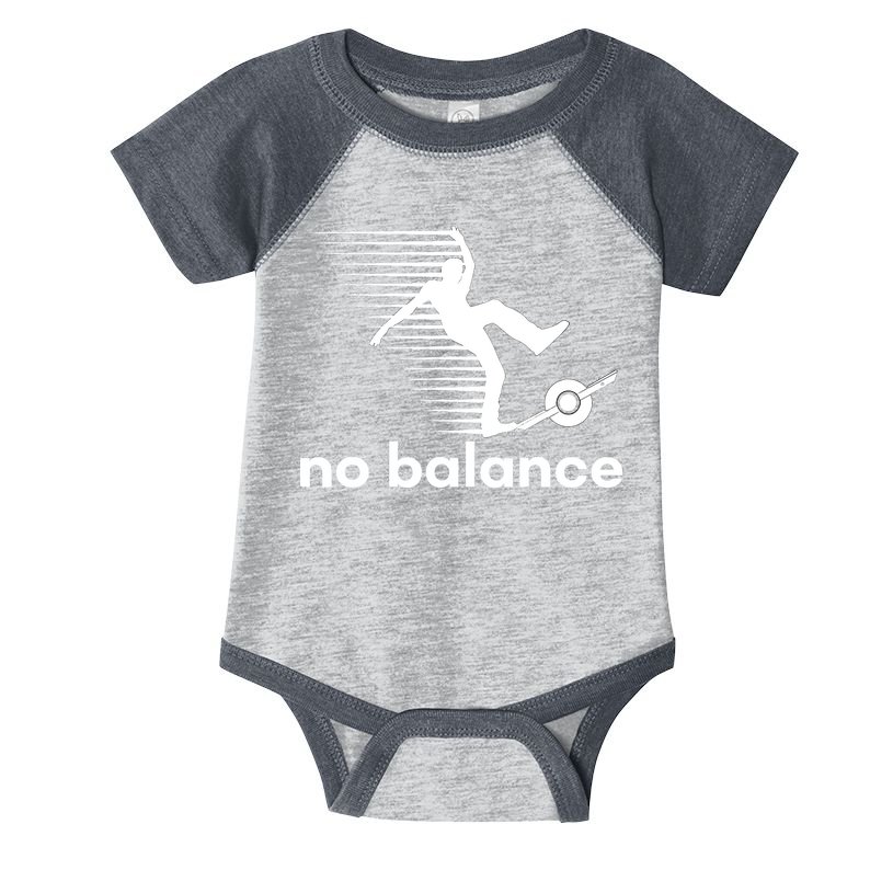 Funny One Wheel No Balance Infant Baby Jersey Bodysuit