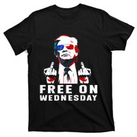 Free On Wednesdays 2024 Election Funny Trump Biden Saying T-Shirt