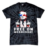 Free On Wednesdays 2024 Election Funny Trump Biden Saying Tie-Dye T-Shirt