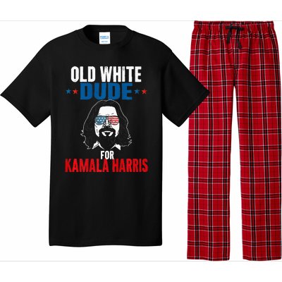 Funny Old White Dudes For Kamala Harris Sunglasses Usa Premium Pajama Set