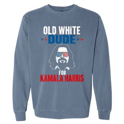 Funny Old White Dudes For Kamala Harris Sunglasses Usa Premium Garment-Dyed Sweatshirt