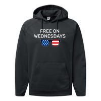 Free On Wednesdays Funny Presidential Debates Performance Fleece Hoodie