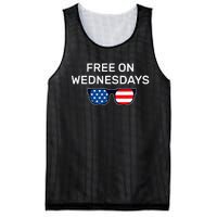 Free On Wednesdays Funny Presidential Debates Mesh Reversible Basketball Jersey Tank