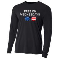 Free On Wednesdays Funny Presidential Debates Cooling Performance Long Sleeve Crew